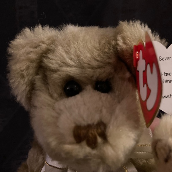 1993 Ty Baby Teddy Bear- The Attic Treasures Collection: Beverly - Picture 4 of 4